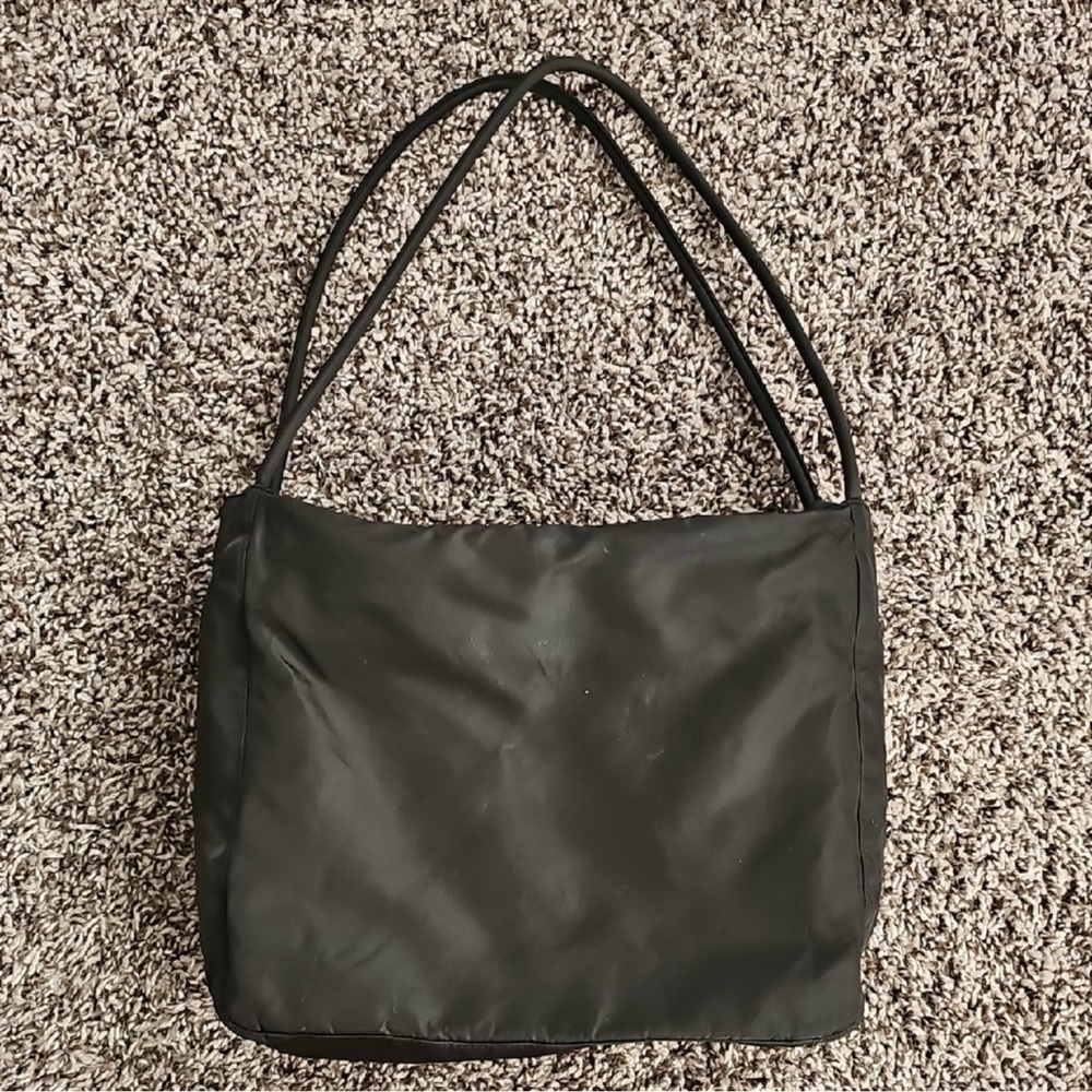 Prada black Tessuto nylon tote bag